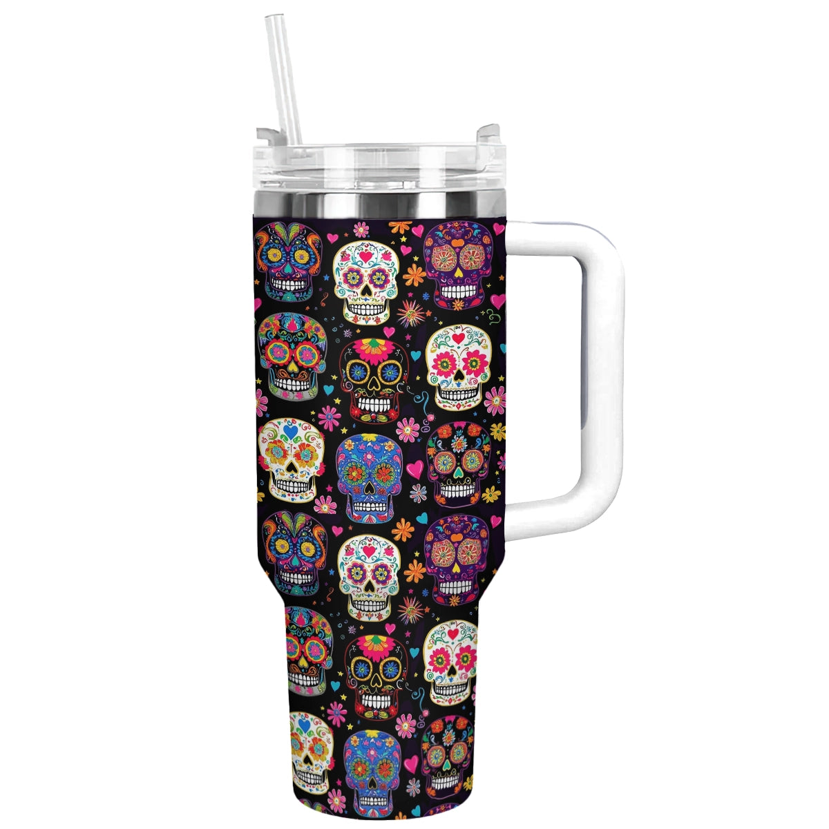 Gobelet brillant Sugar Skull Fiesta