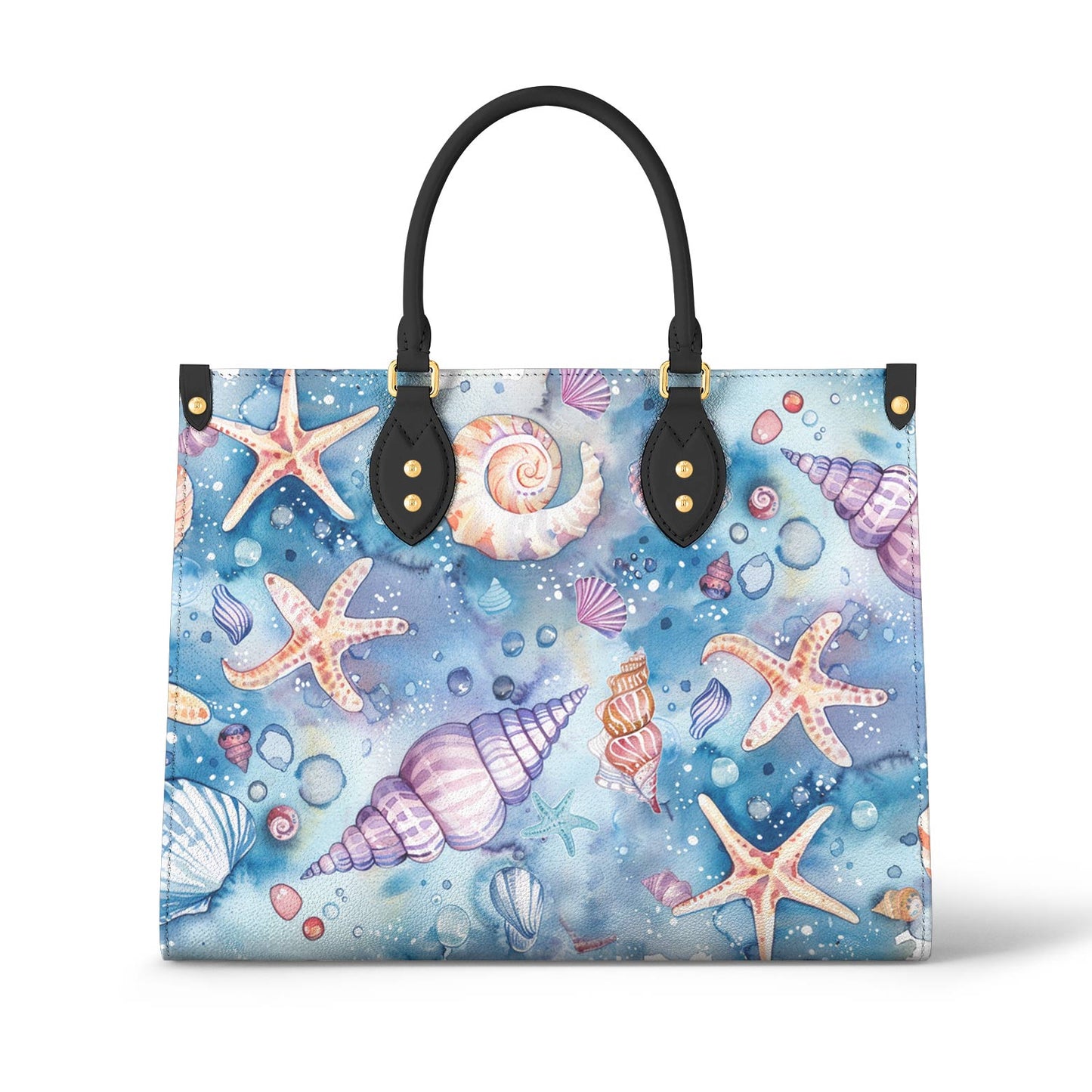 Glänzende Ledertasche Ocean Bliss