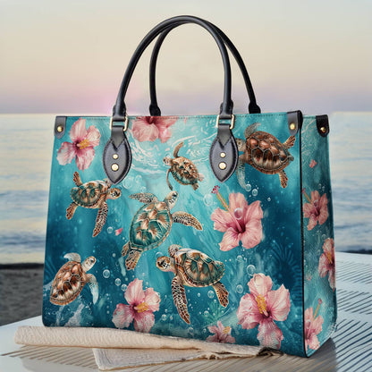 Shineful Leather Bag Turtle Summer