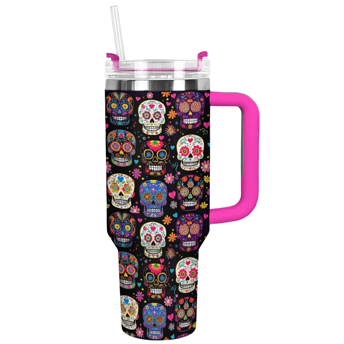 Shineful Tumbler Sugar Skull Fiesta