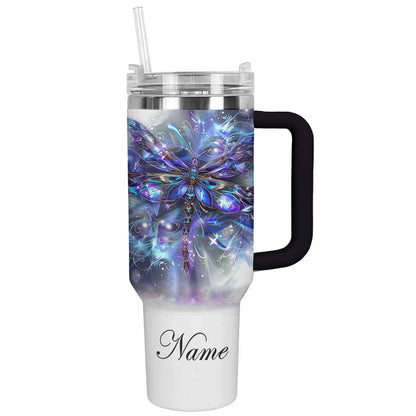 Shineful Personalized Tumbler Splendid Dragonflies