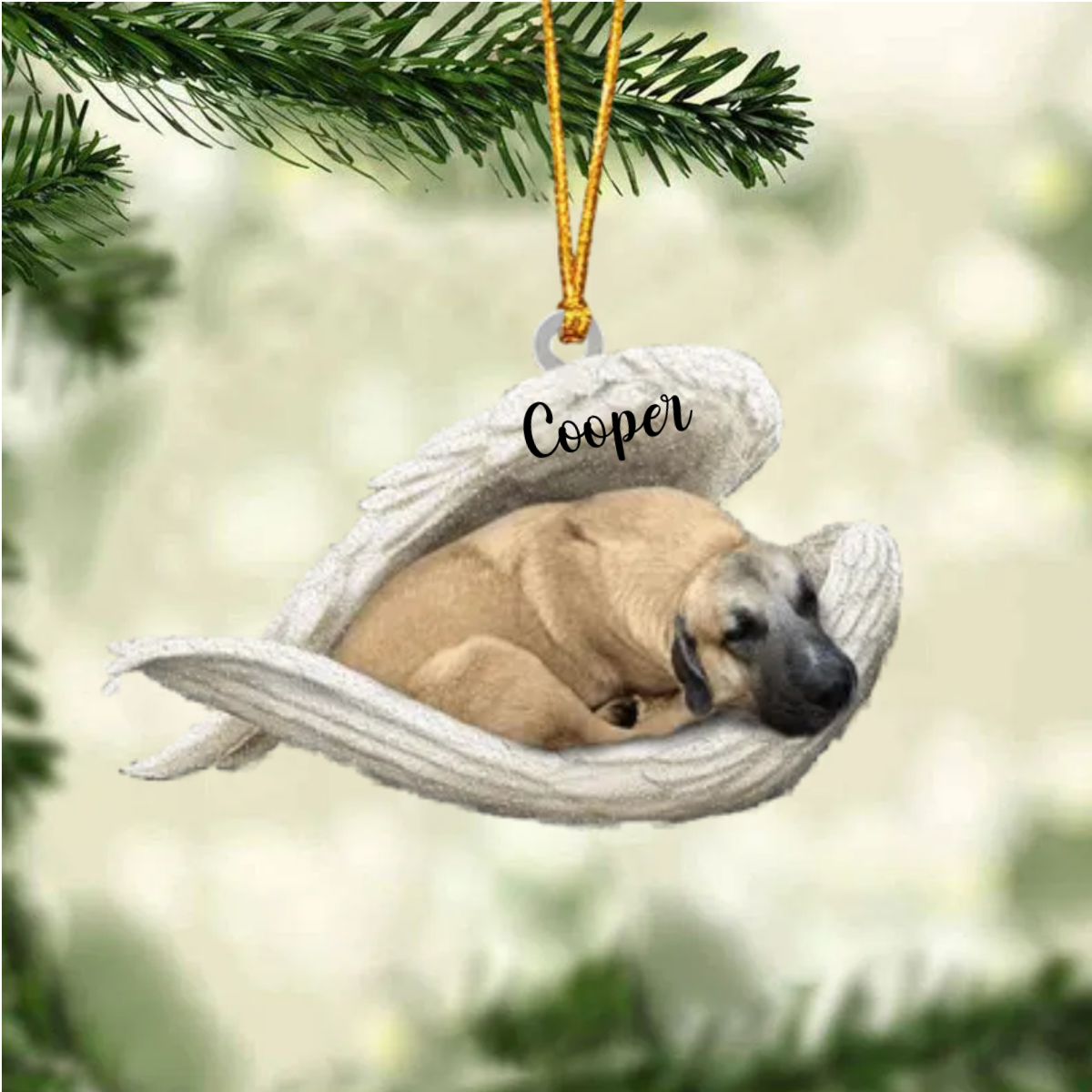 Dog Lovers - Sleeping Angel Ornament Shinefulgift® Perzonalized Acrylic