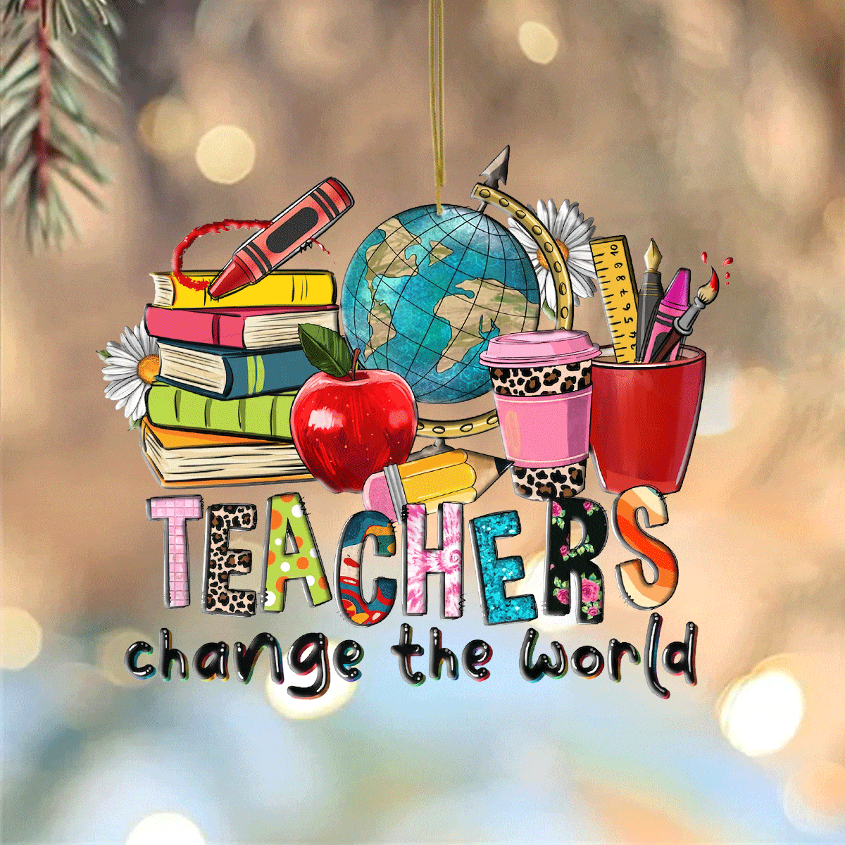 Teacher Ornament Shineful® Decoration Nk07