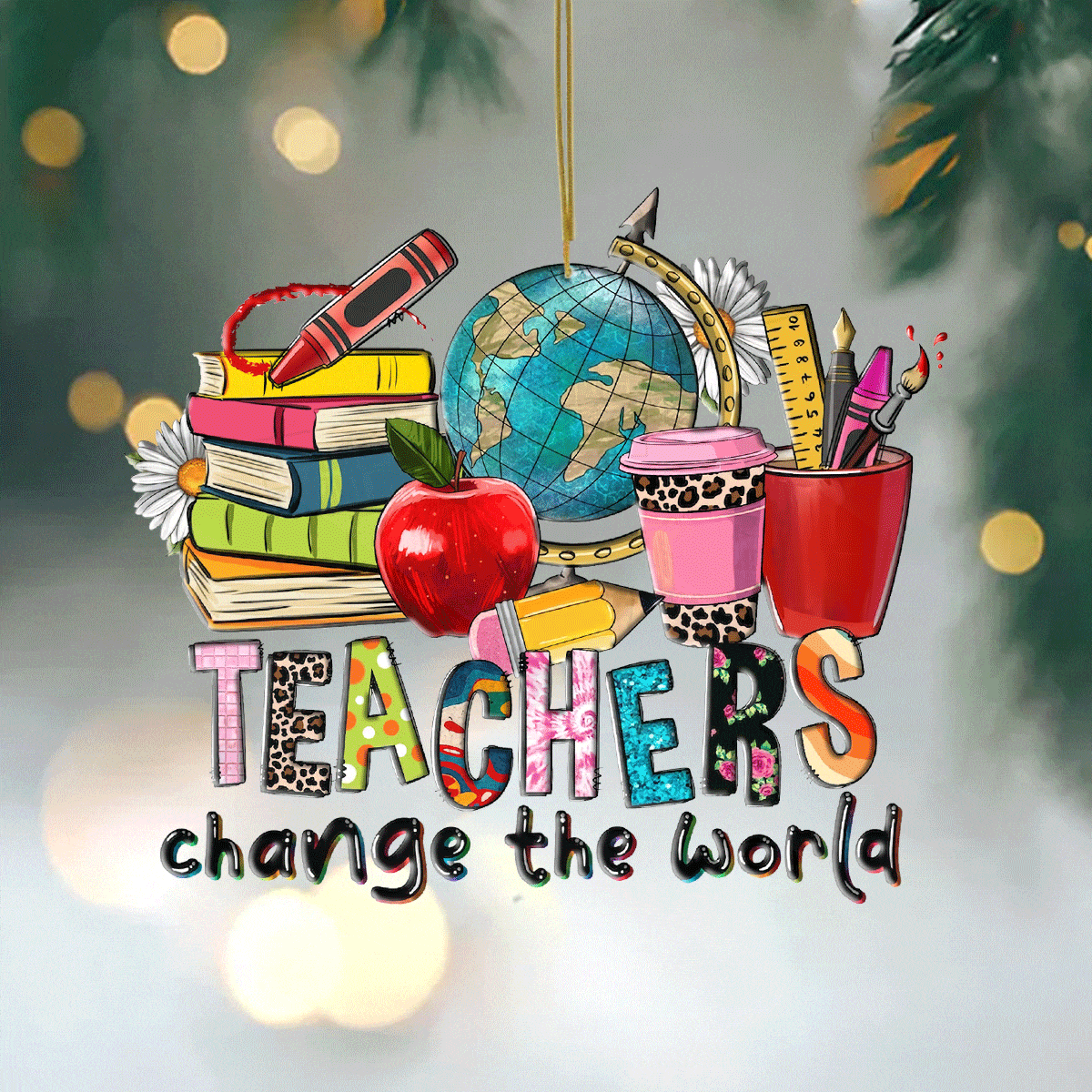 Teacher Ornament Shineful® Decoration Nk07