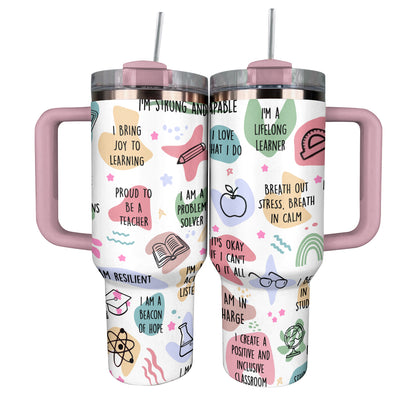 Shineful Tumbler Teacher's Affirmation