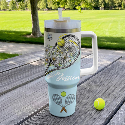 Shineful Personalized Tumbler Hope Love Tennis