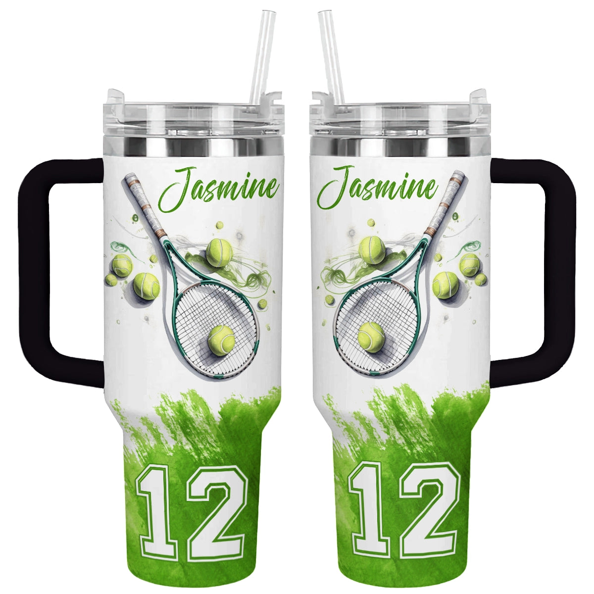 Shineful Tumbler Personalized Strength Tennis