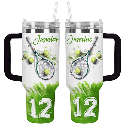 Shineful Tumbler Personalized Strength Tennis