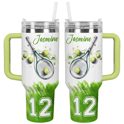 Shineful Tumbler Personalized Strength Tennis