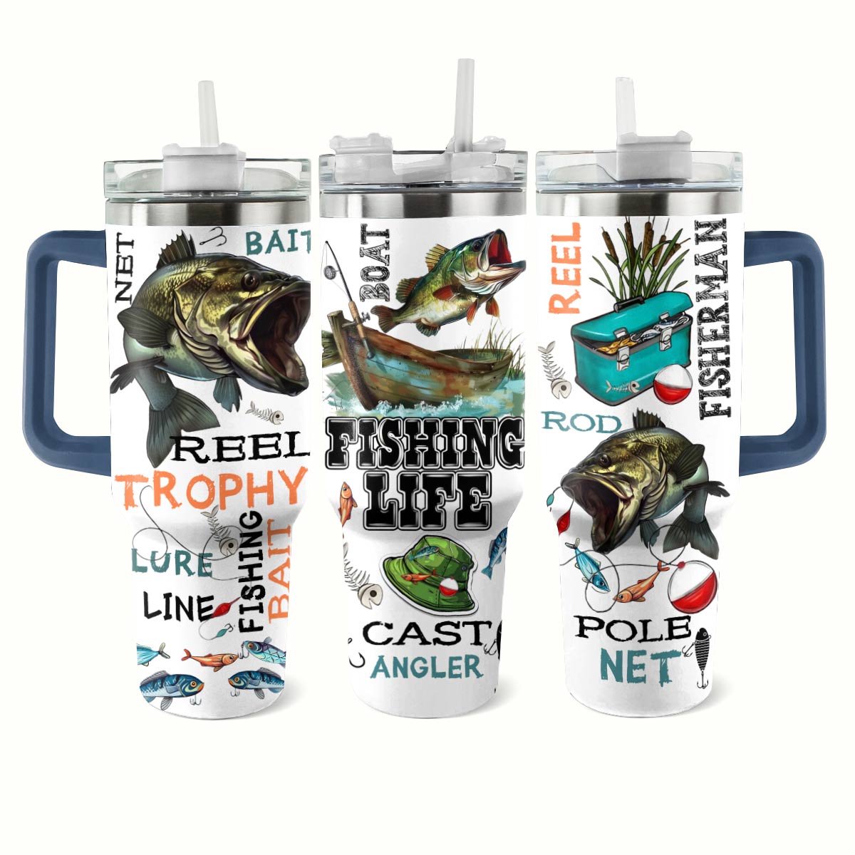 Shineful Tumbler Wonderful Fishing Life