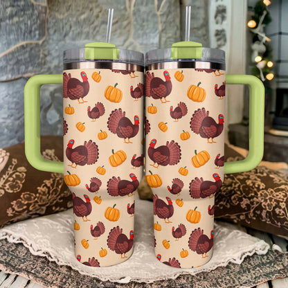 Shineful Tumbler Gobble & Pumpkins