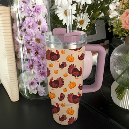 Shineful Tumbler Gobble & Pumpkins