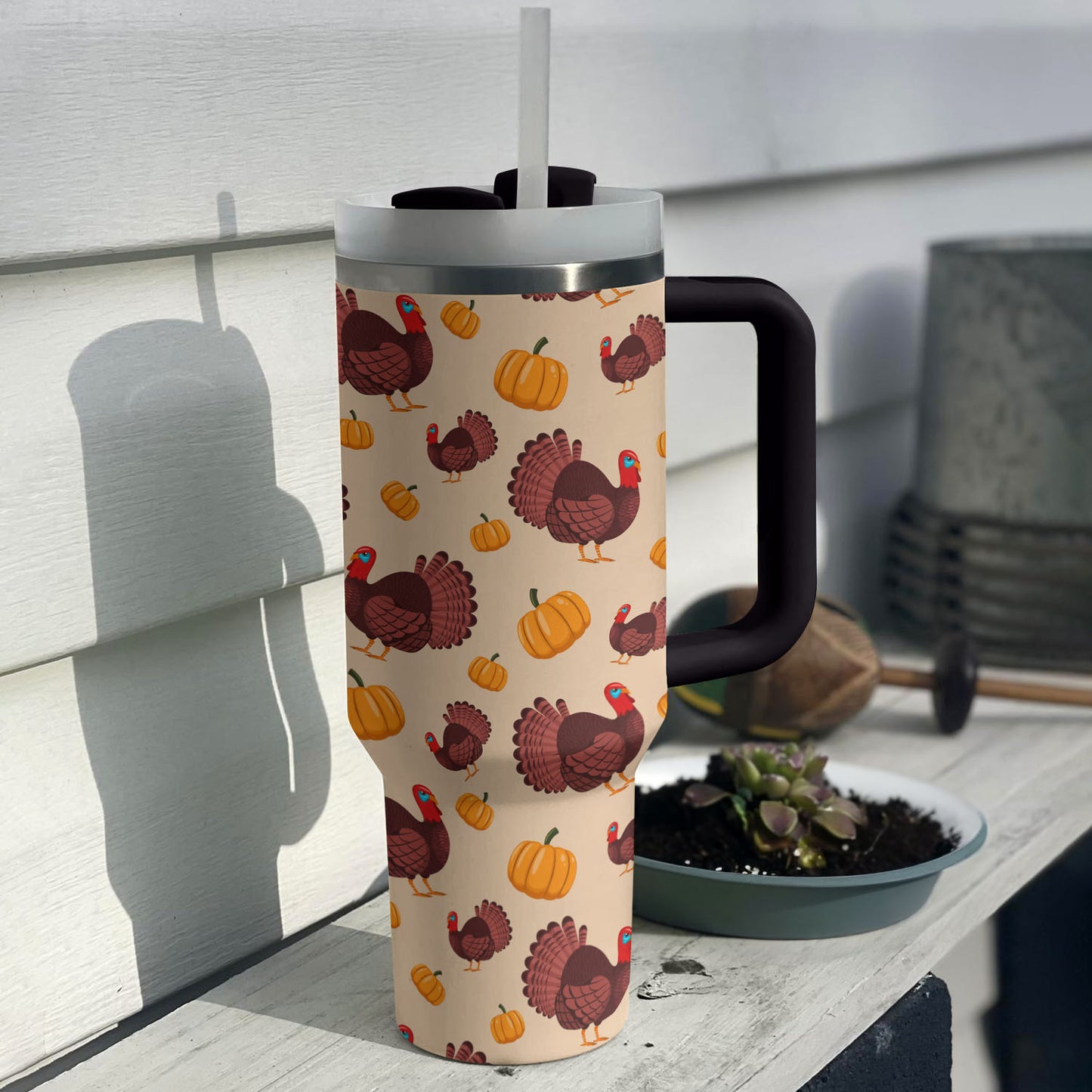 Shineful Tumbler Gobble & Pumpkins