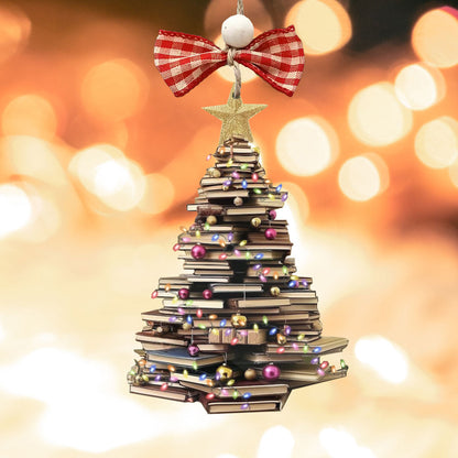 Book Tree Ver3Shineful® Decoration Ornament Nl09