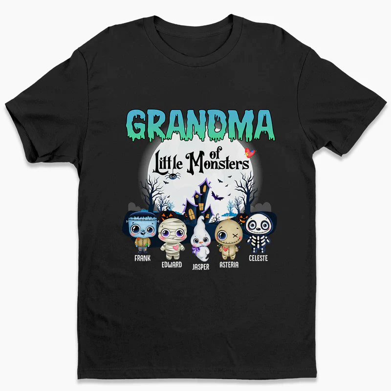 Nana Of These Little Monsters - Personalized Custom Unisex T-Shirt Hoodie Gift For Grandma