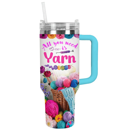 Shineful Tumbler Crochet Yarn Enthusiast's Dream