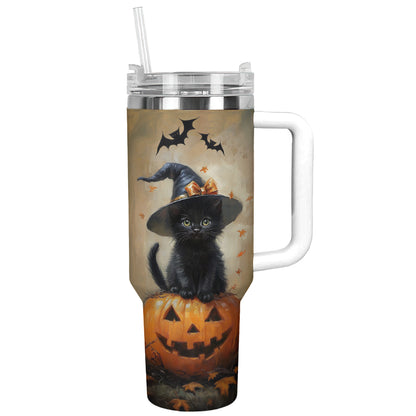 Shineful Tumbler Halloween Black Cat