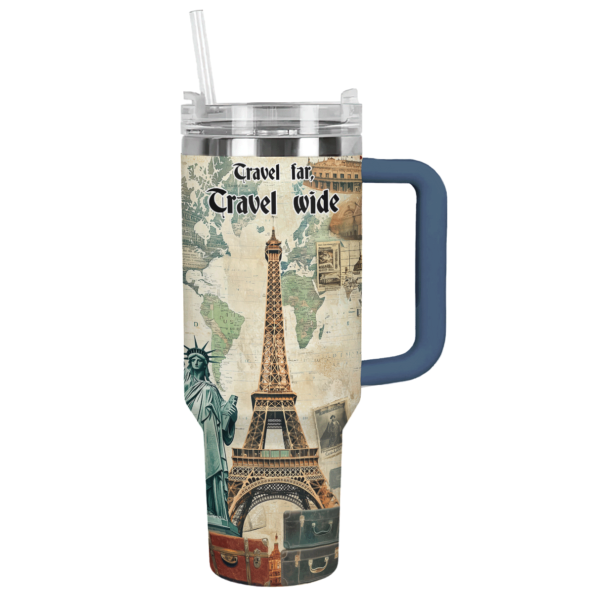 Shineful Tumbler Travel Far, Travel Wide