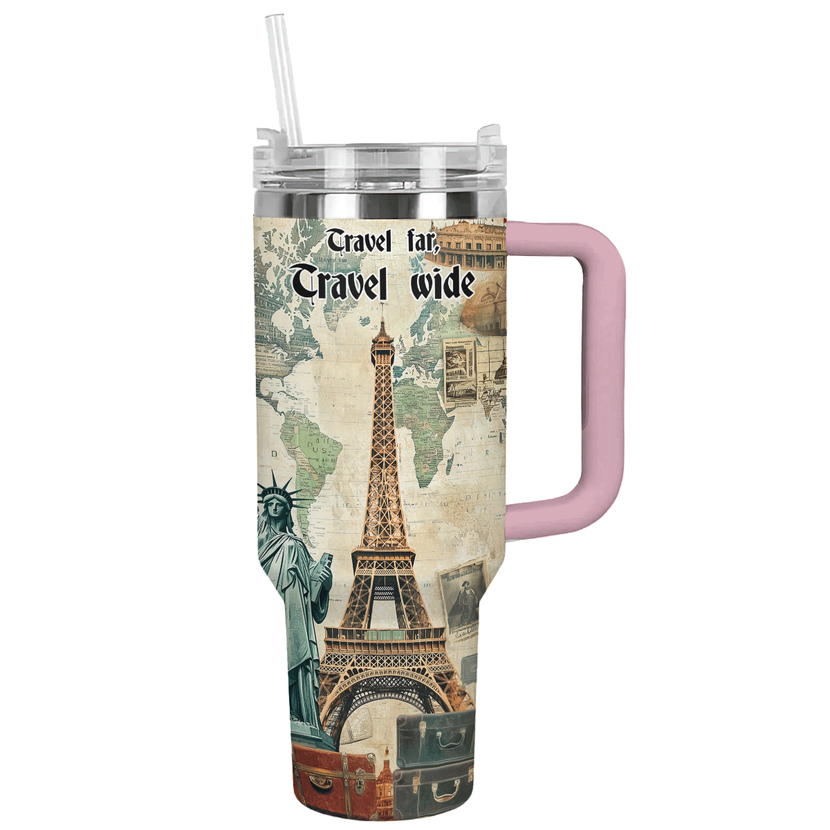 Shineful Tumbler Travel Far, Travel Wide