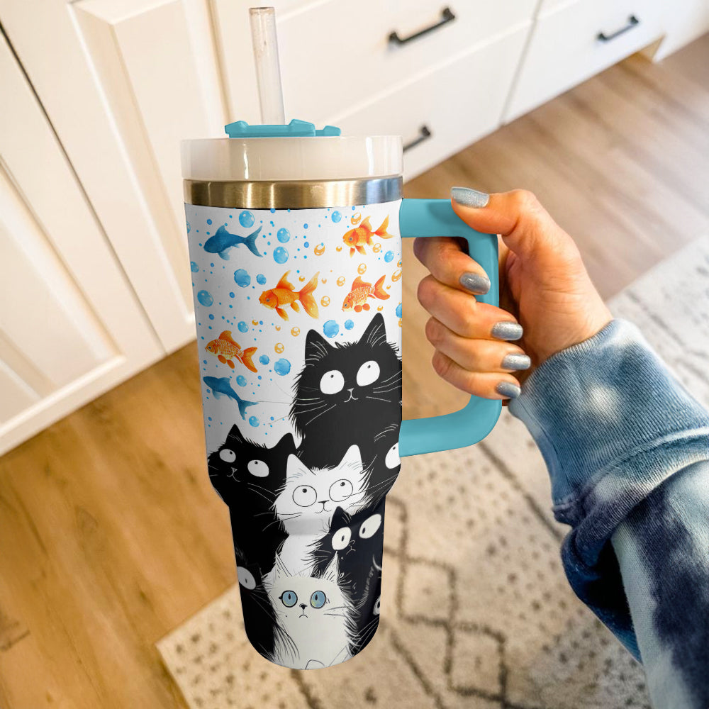 Shineful Tumbler Cat Paws & Splash