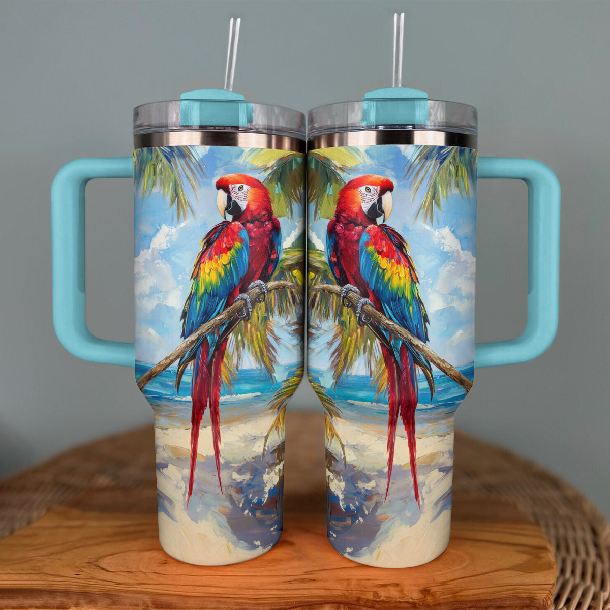 Shineful Tumbler Parrot Tropical Breeze Tumbler