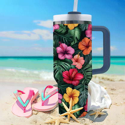 Shineful Tumbler Tropical Hibiscus