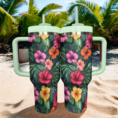 Shineful Tumbler Tropical Hibiscus