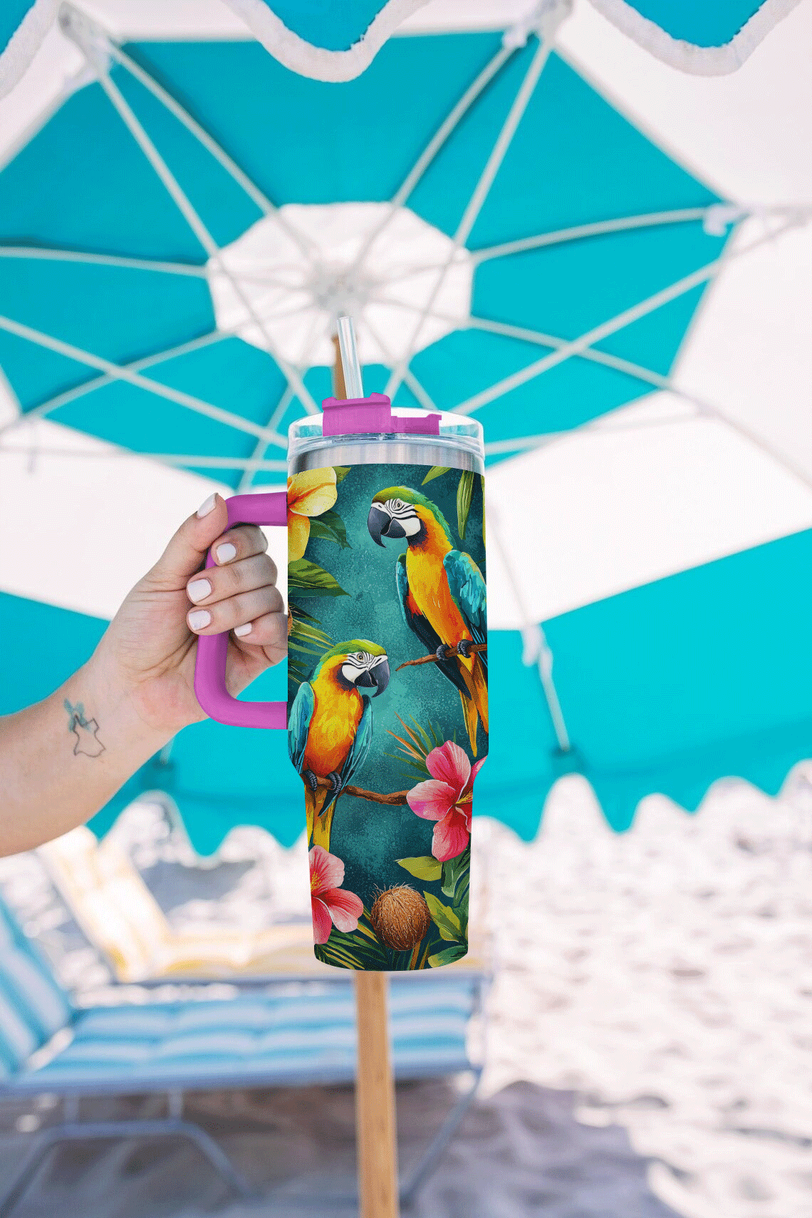 Shineful Tumbler Tropical Paradise