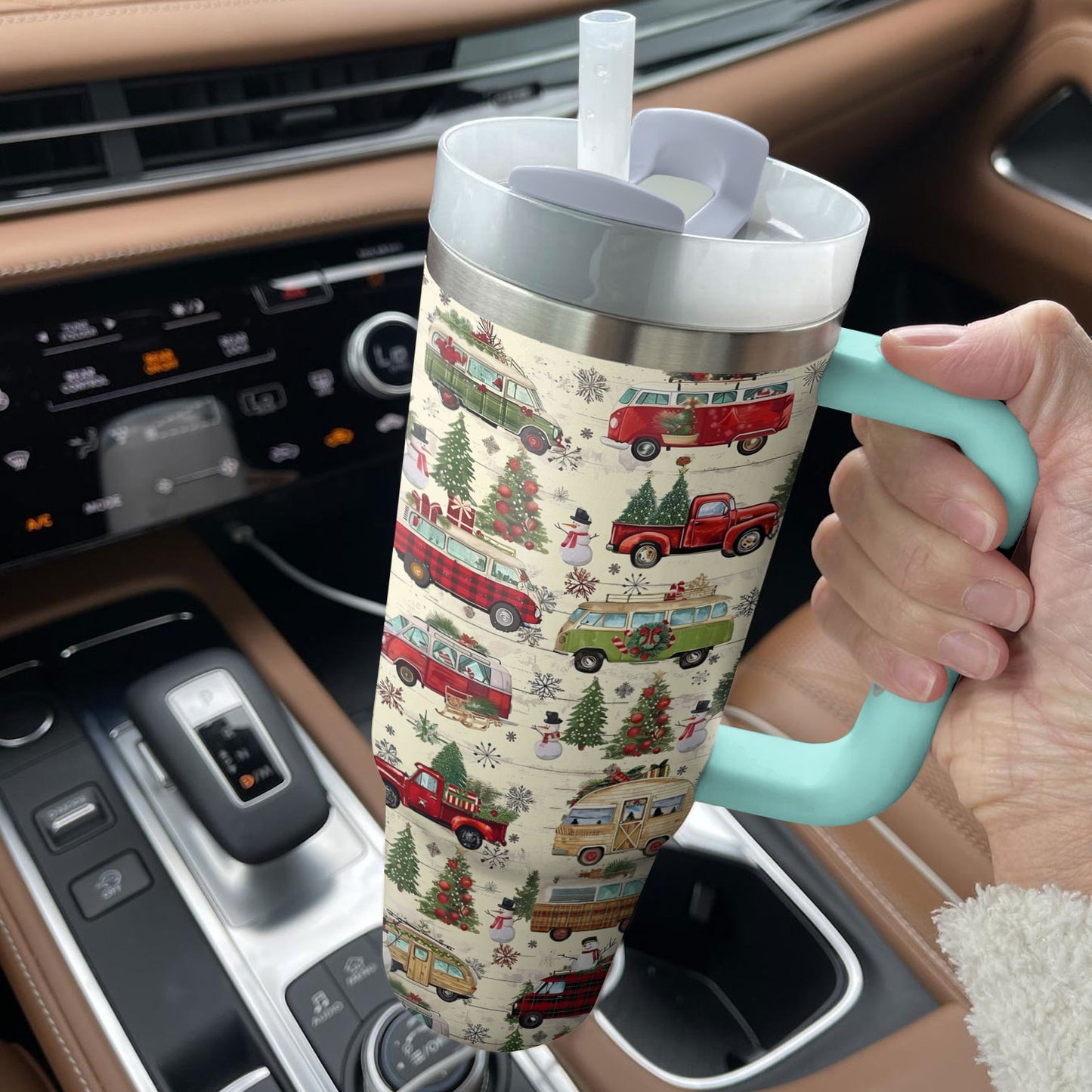 Voyage en voiture de vacances avec Shineful Tumbler