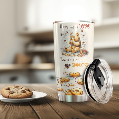 Shineful 20oz Tumbler Little Bear Cookie Lover