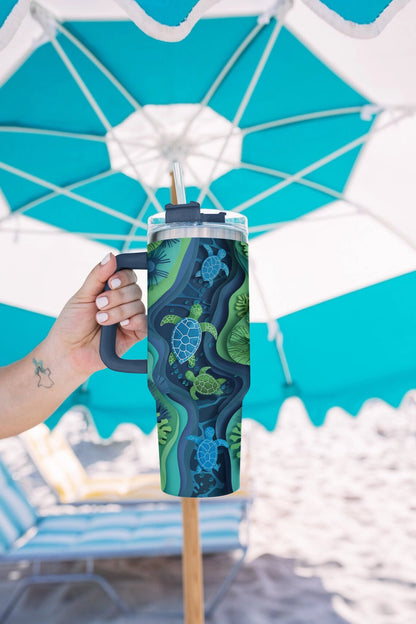 Shineful Tumbler Ocean Serenity Sea Turtle