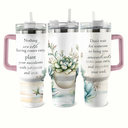 Inspiration succulente Shineful Tumbler : Nourrissez votre âme