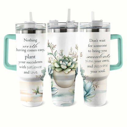 Shineful Tumbler Succulent Inspiration: Nurture Your Soul