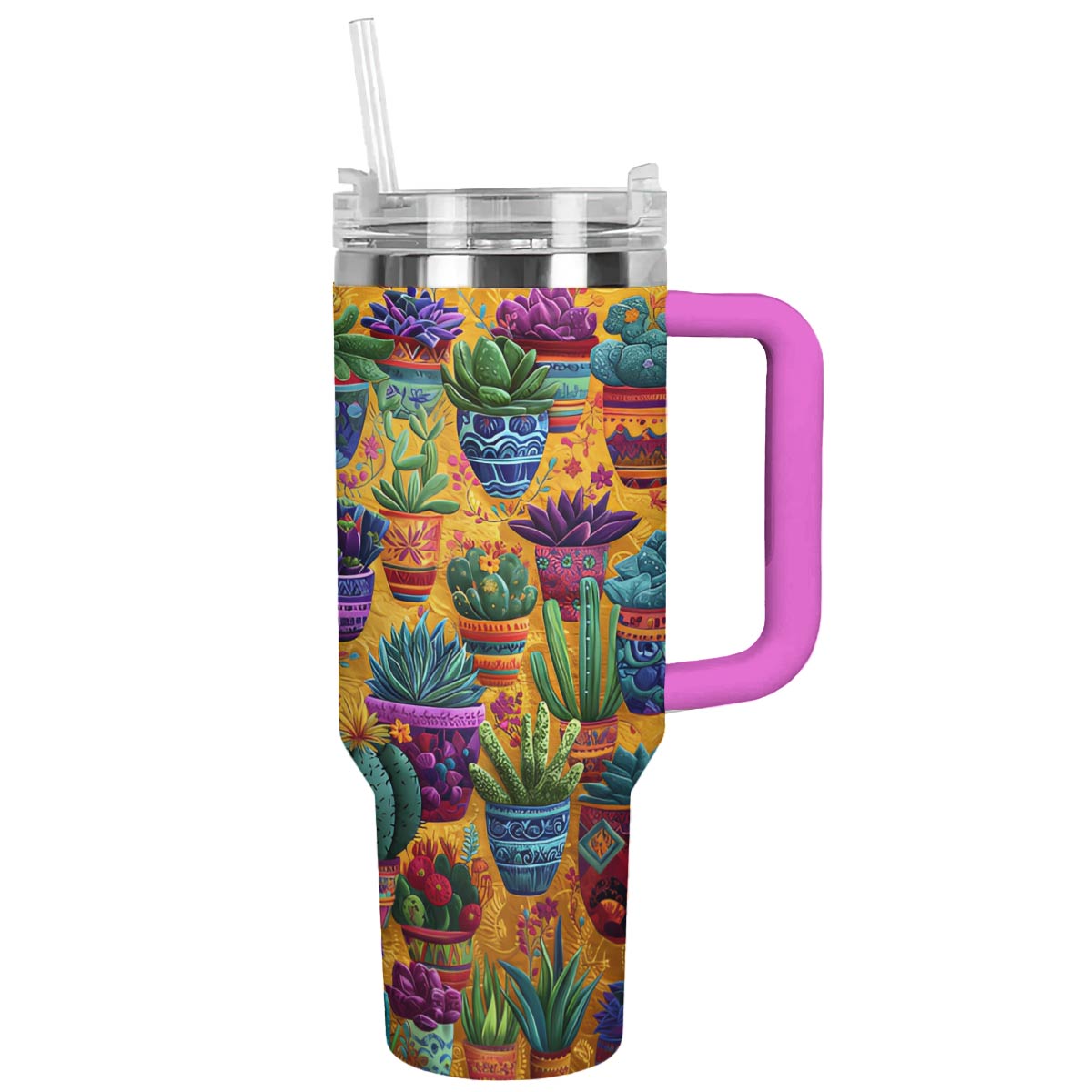 Shineful Tumbler Succulents Fiesta