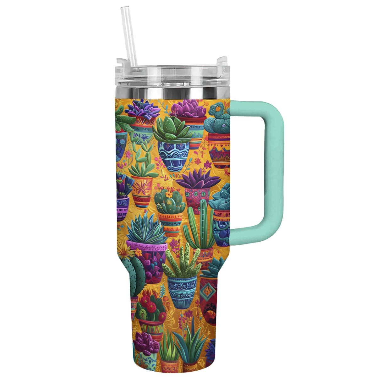 Shineful Tumbler Succulents Fiesta