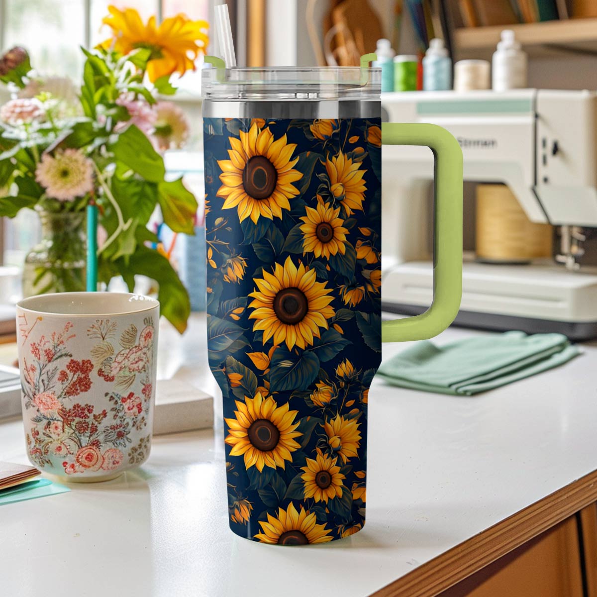 Shineful Tumbler Sunflower Garden