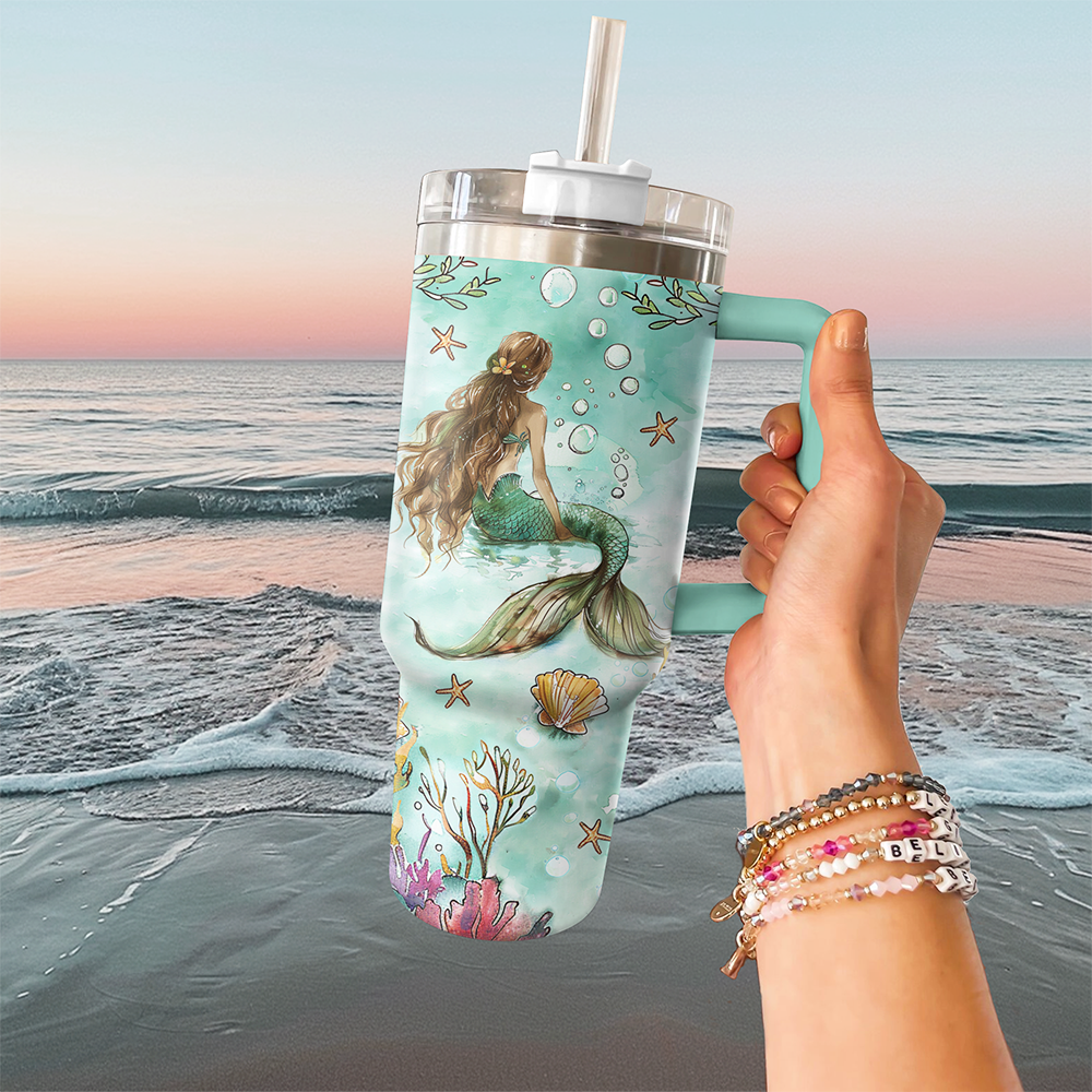 Shineful Tumbler Enchanted Seashell Mermaid