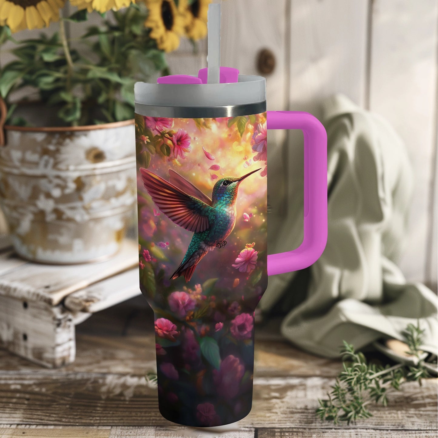 Shineful Tumbler Hummingbird Whispering Wings