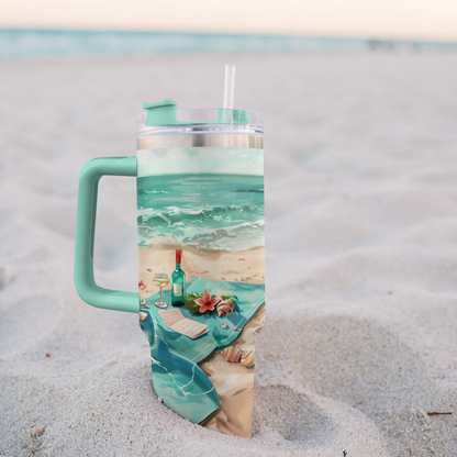 Shineful Tumbler Beachy Wine Moments