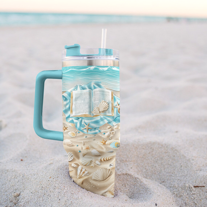 Shineful Tumbler Gorgeous Beach Book