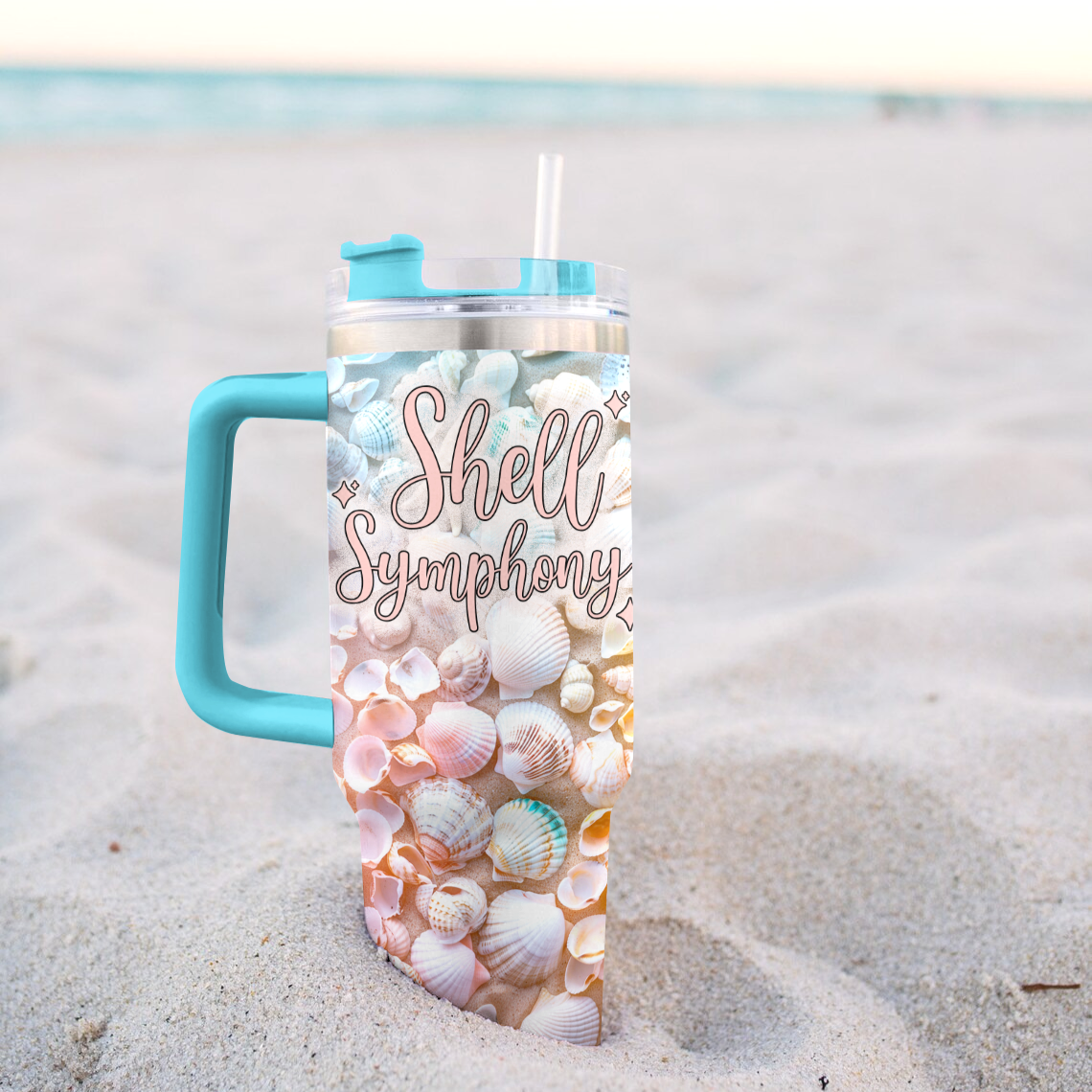 Shineful Tumbler Colorful Shell Symphony