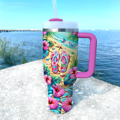 Tongs Shineful Tumbler Tropical Pink