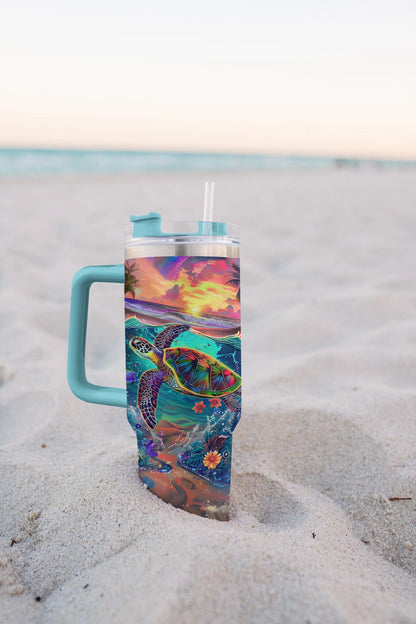 Shineful Tumbler Seaside Turtle Harmony