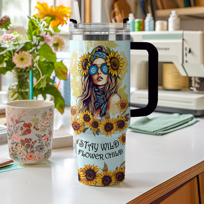 Shineful Tumbler Stay Wild Flower Child