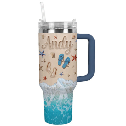 Shineful Tumbler Personalized Sandy Shores