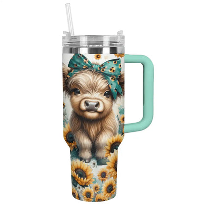 Shineful Tumbler Sunflower Cow