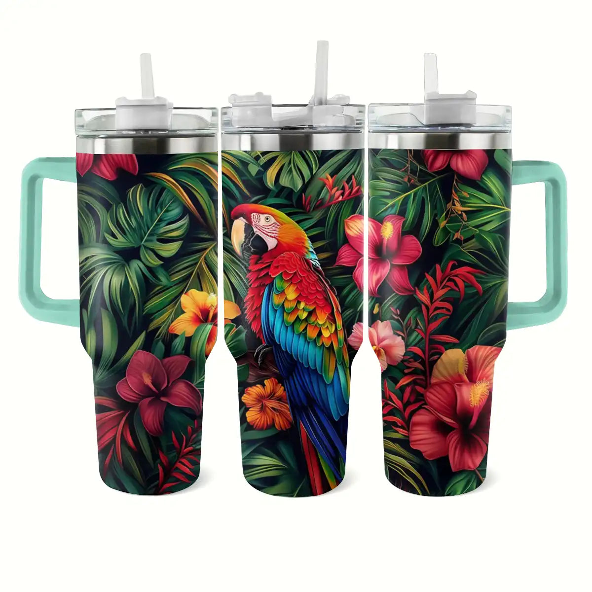 Shineful Tumbler Colorful Parrot Ver2