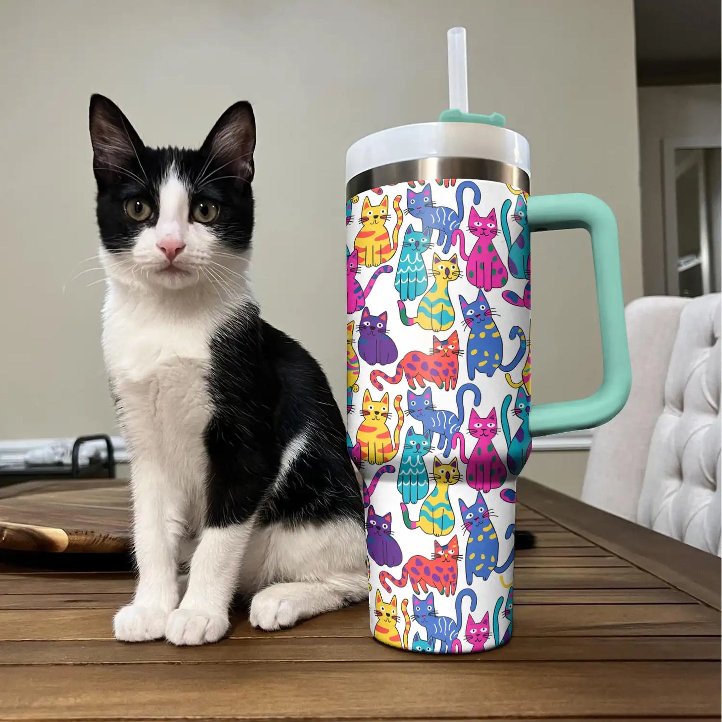 Shineful Tumbler Bunte Katzen