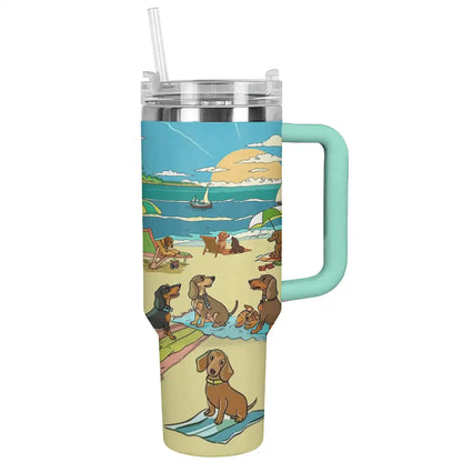 Shineful Tumbler Dackel Urlaub