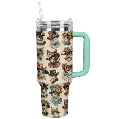 Shineful Tumbler Vintage Cats